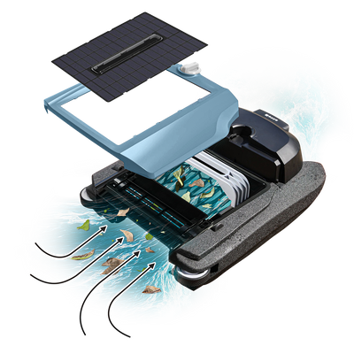 Betta Flex - Solar-Powered Robotic Pool Skimmer