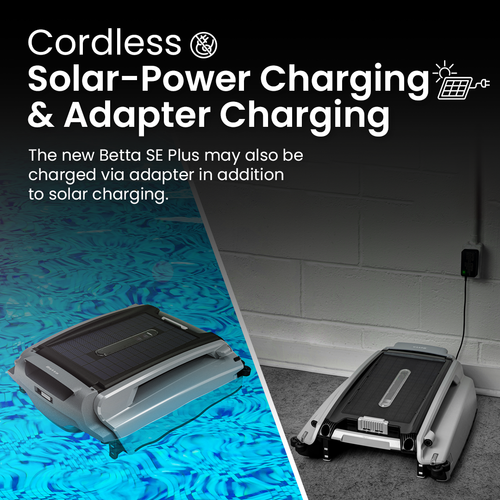 Betta SE Plus - Solar-Powered Robotic Pool Skimmer