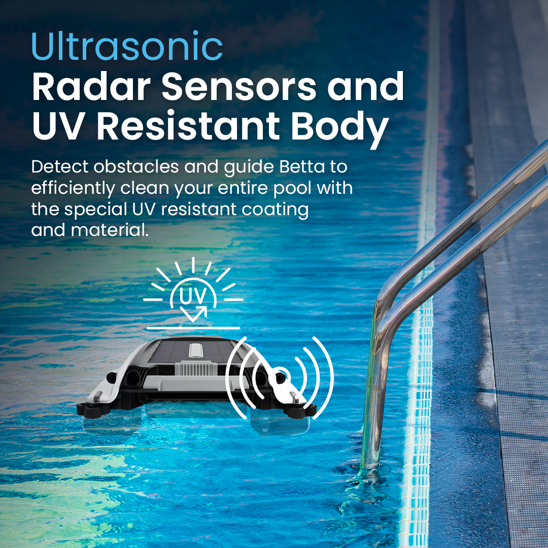 Betta SE - Solar-Powered Robotic Pool Skimmer