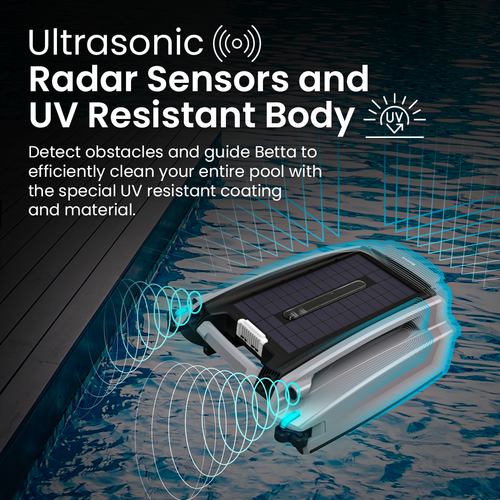Betta SE Plus - Solar-Powered Robotic Pool Skimmer (Used)