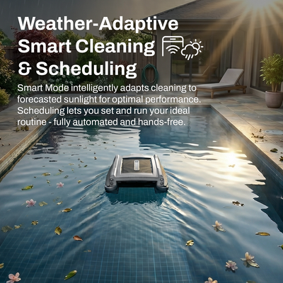Betta Neo - Intelligent Solar-Powered Robotic Pool Skimmer with App Control