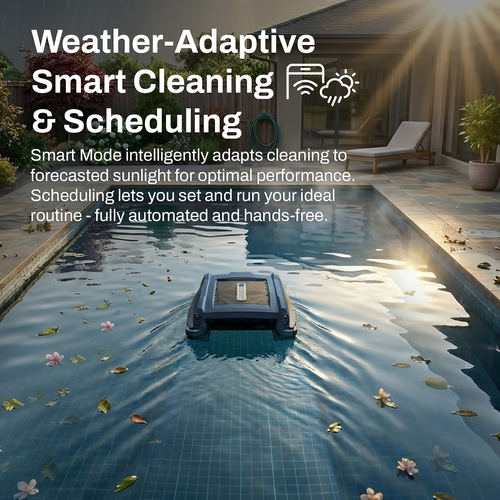 Betta Neo - Intelligent Solar-Powered Robotic Pool Skimmer with App Control