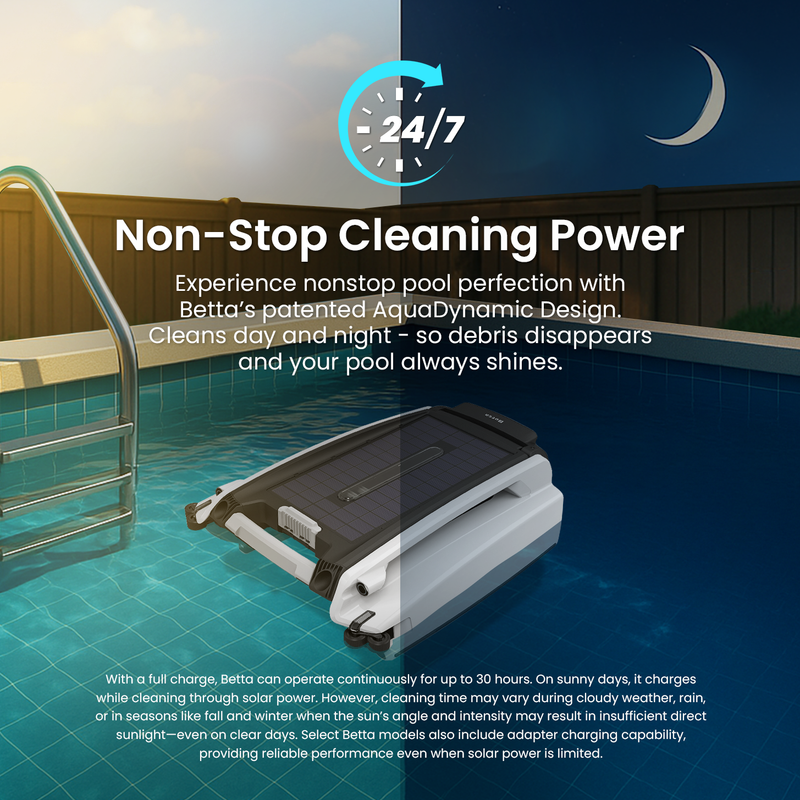 Betta SE - Solar-Powered Robotic Pool Skimmer (Used)